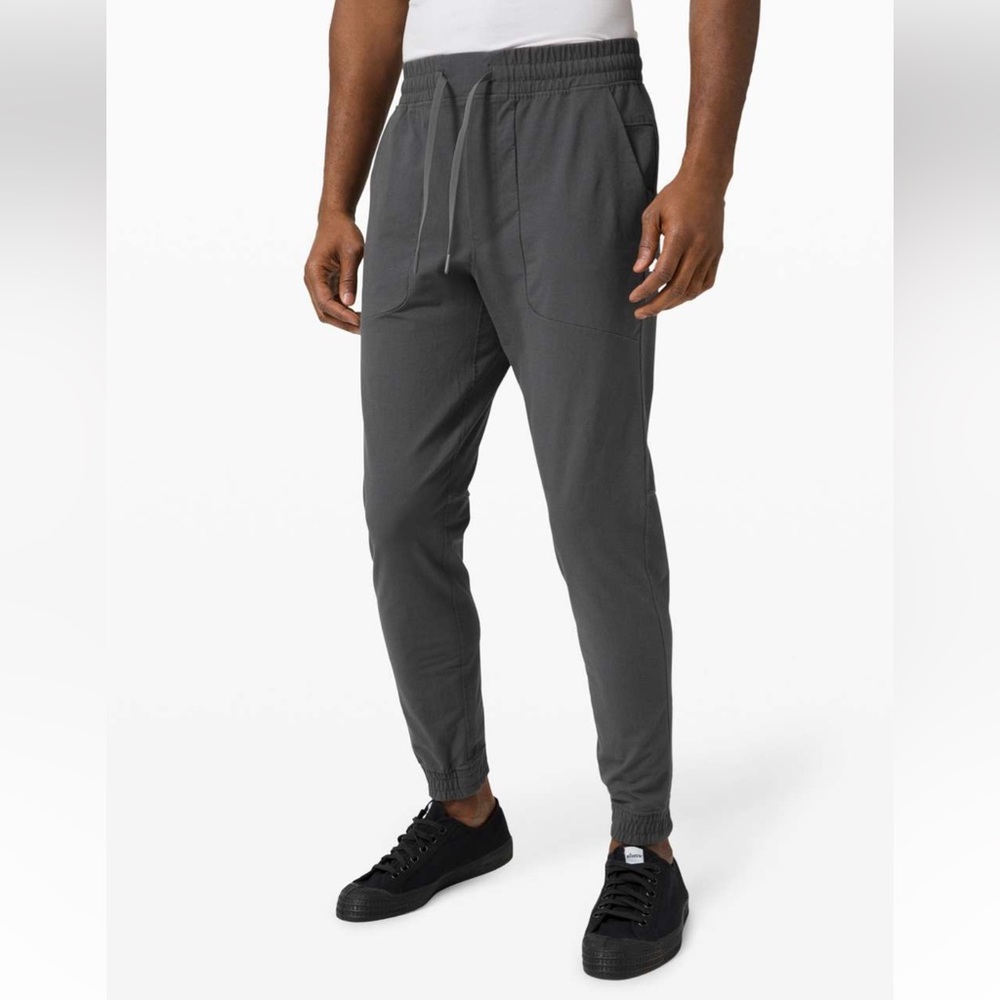 Lululemon Men's Graphite Gray ABC Joggers canvas size Medium